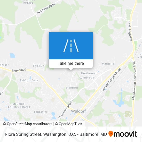 Flora Spring Street map