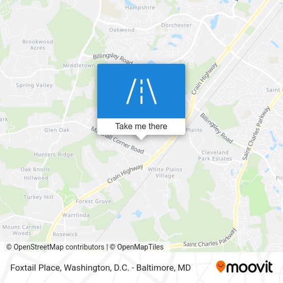 Mapa de Foxtail Place