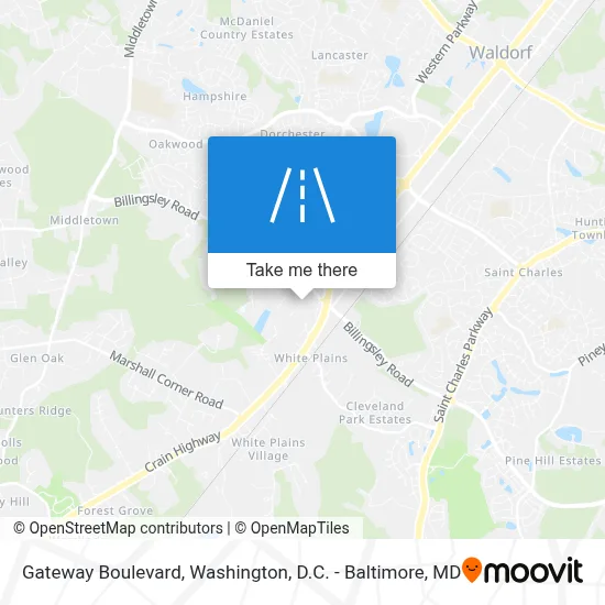 Gateway Boulevard map