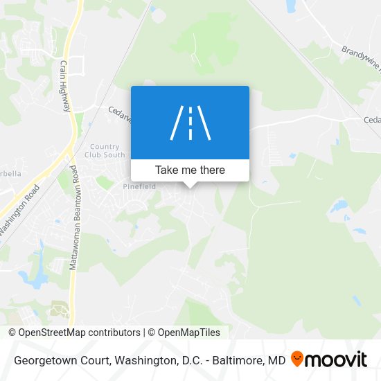 Georgetown Court map