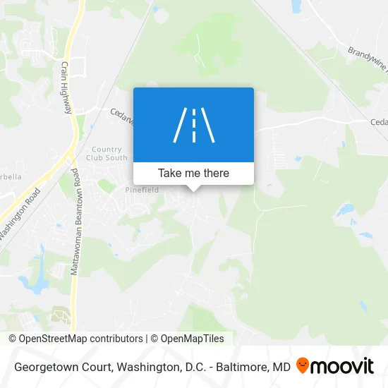 Georgetown Court map