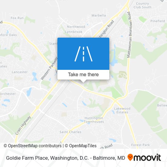 Goldie Farm Place map