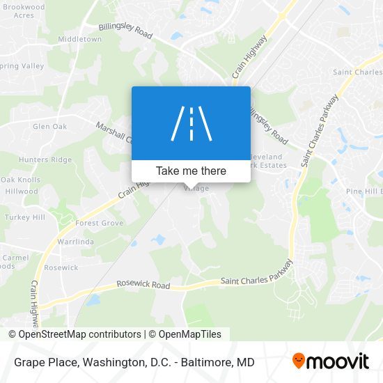 Grape Place map
