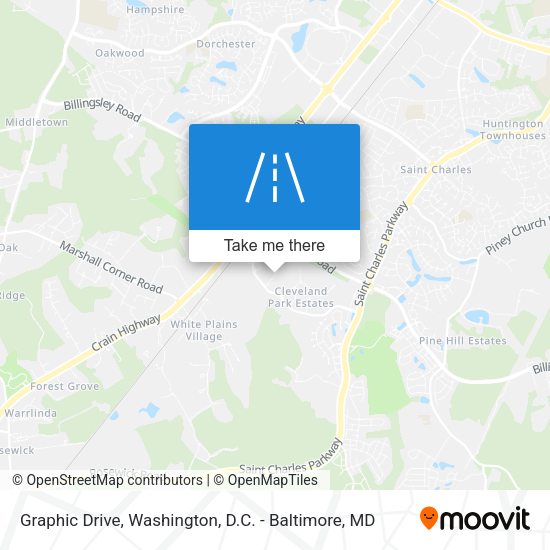 Graphic Drive map