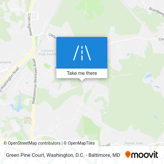 Green Pine Court map