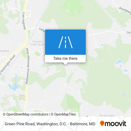 Green Pine Road map