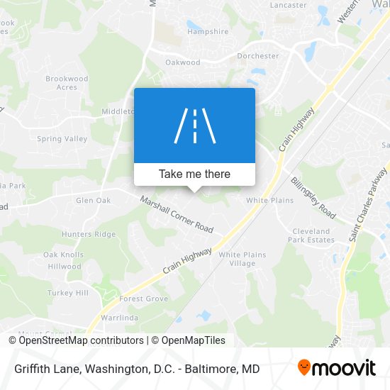 Griffith Lane map