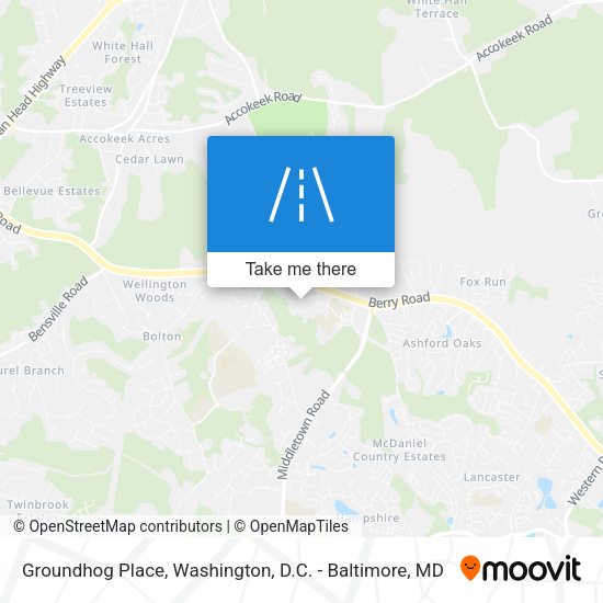 Groundhog Place map