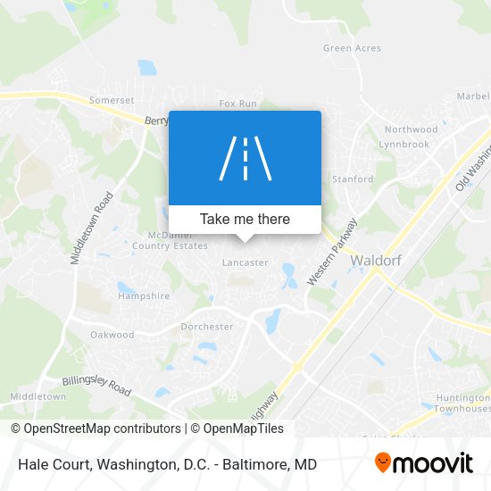 Hale Court map