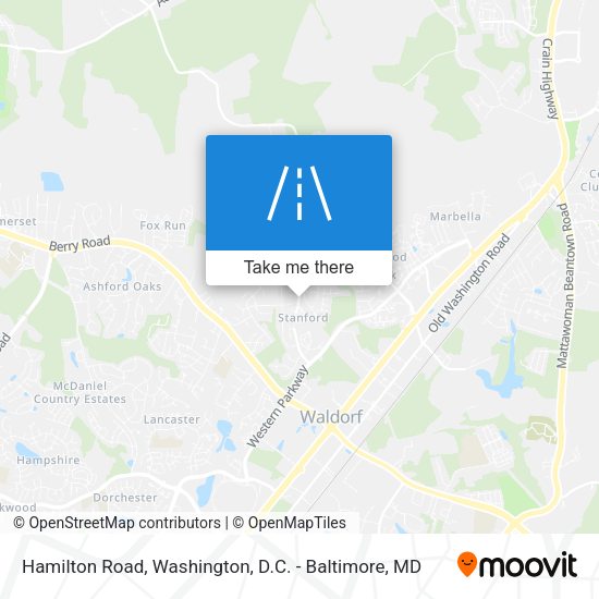 Mapa de Hamilton Road