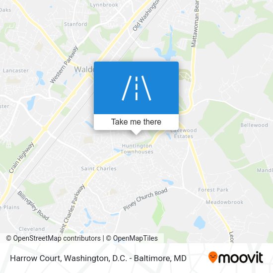 Mapa de Harrow Court