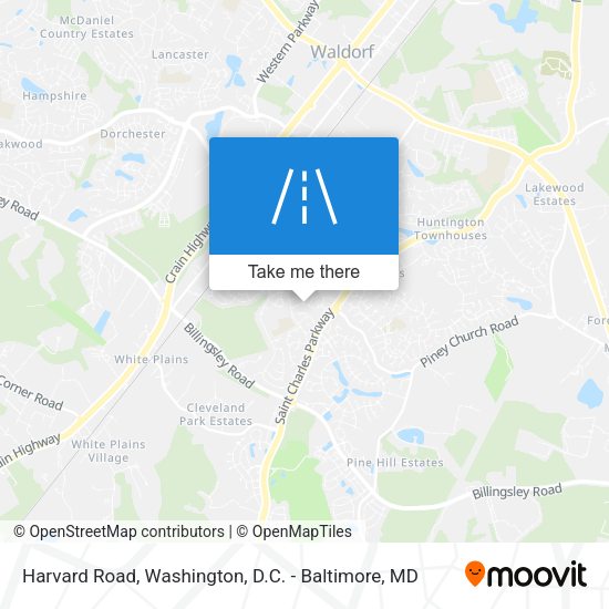 Harvard Road map