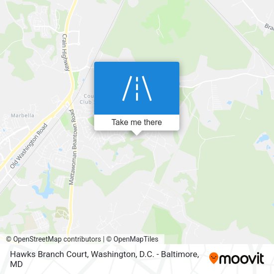 Hawks Branch Court map