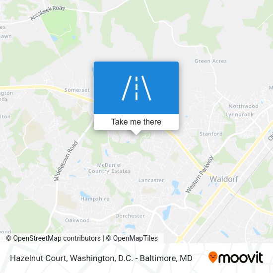 Hazelnut Court map