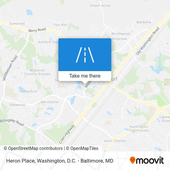 Heron Place map