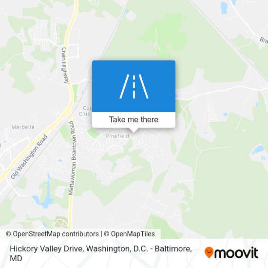 Hickory Valley Drive map