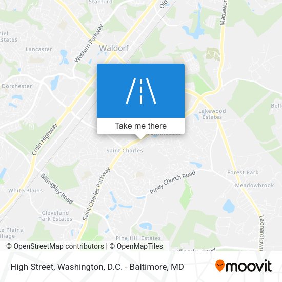 High Street map