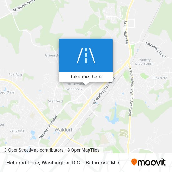 Holabird Lane map