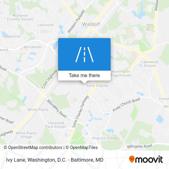 Ivy Lane map