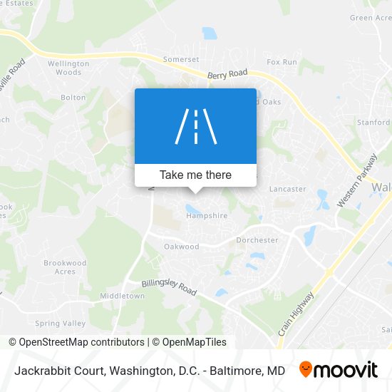 Mapa de Jackrabbit Court