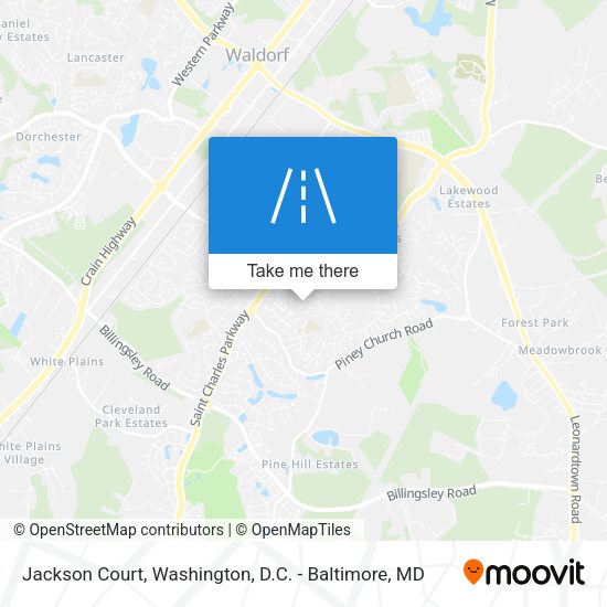 Jackson Court map