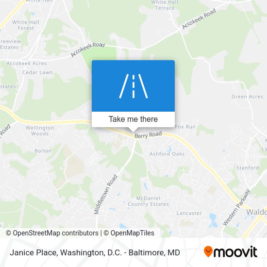 Janice Place map
