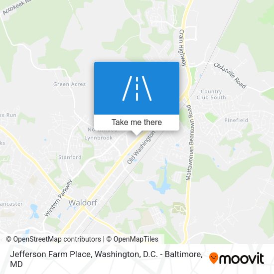 Jefferson Farm Place map