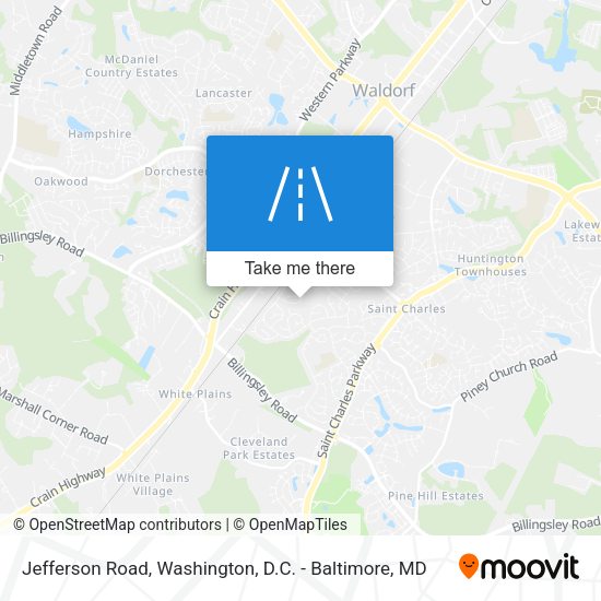 Mapa de Jefferson Road