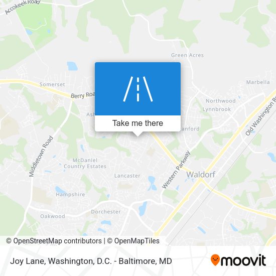 Joy Lane map