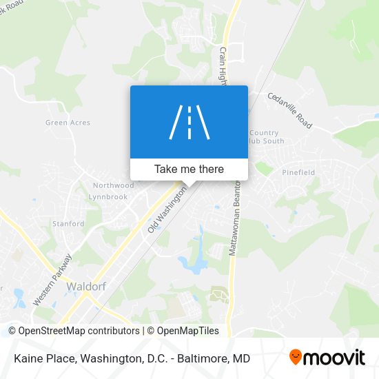 Kaine Place map
