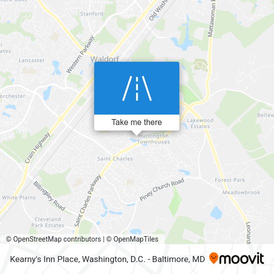 Kearny's Inn Place map