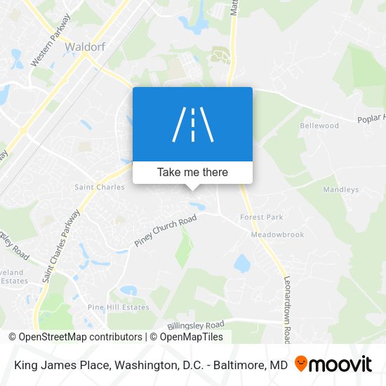 Mapa de King James Place