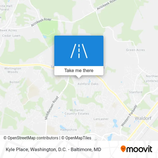 Kyle Place map