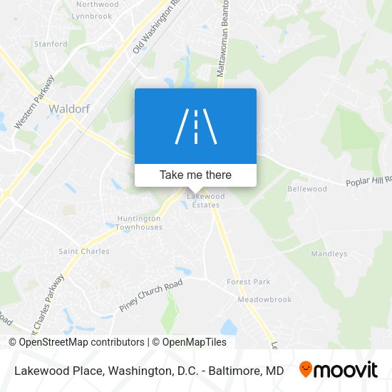 Lakewood Place map