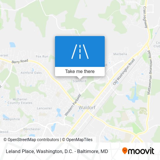 Leland Place map
