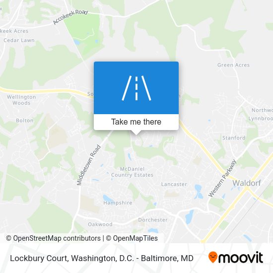 Lockbury Court map