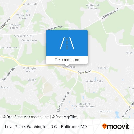 Love Place map