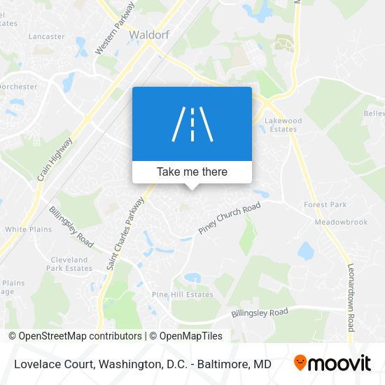 Lovelace Court map
