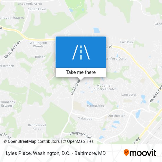 Lyles Place map