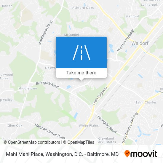 Mahi Mahi Place map