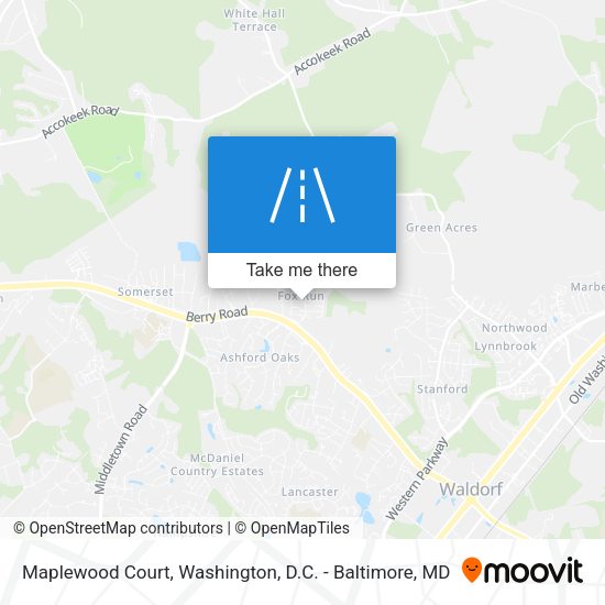 Mapa de Maplewood Court
