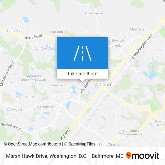 Mapa de Marsh Hawk Drive