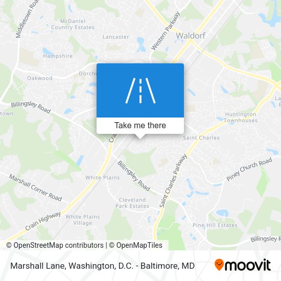 Marshall Lane map