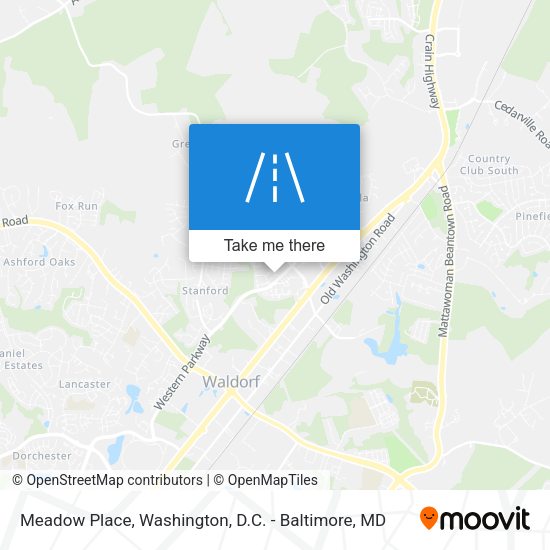 Meadow Place map