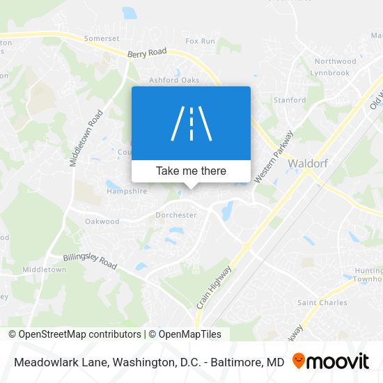 Meadowlark Lane map