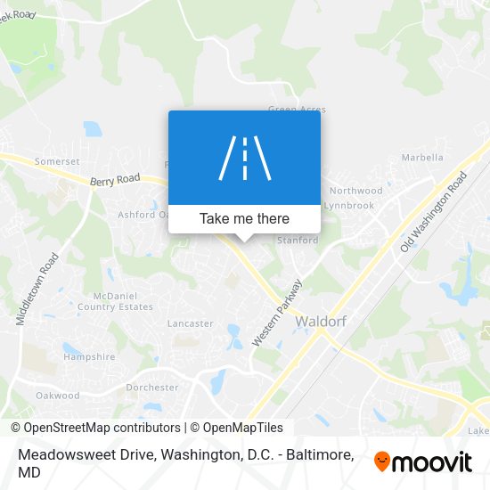 Meadowsweet Drive map
