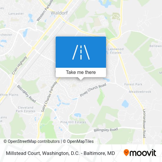 Millstead Court map
