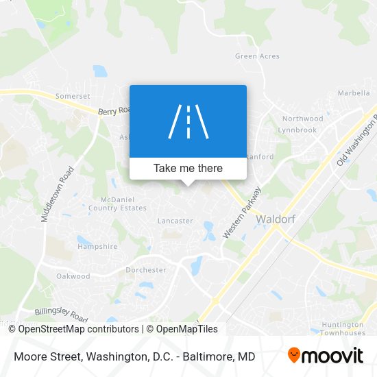 Mapa de Moore Street