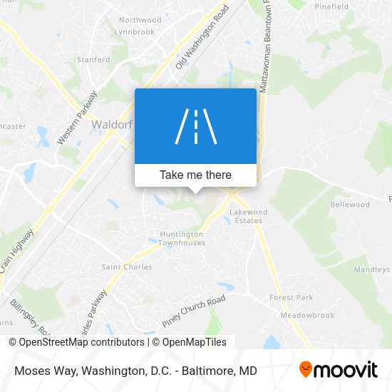 Mapa de Moses Way