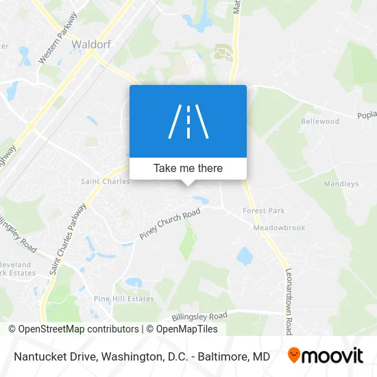 Nantucket Drive map